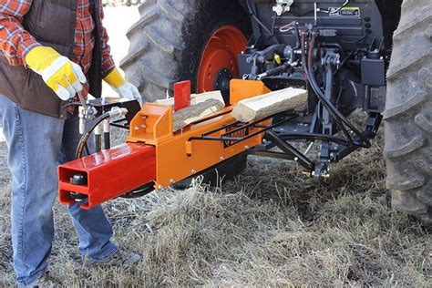 tractor log splitter attachment